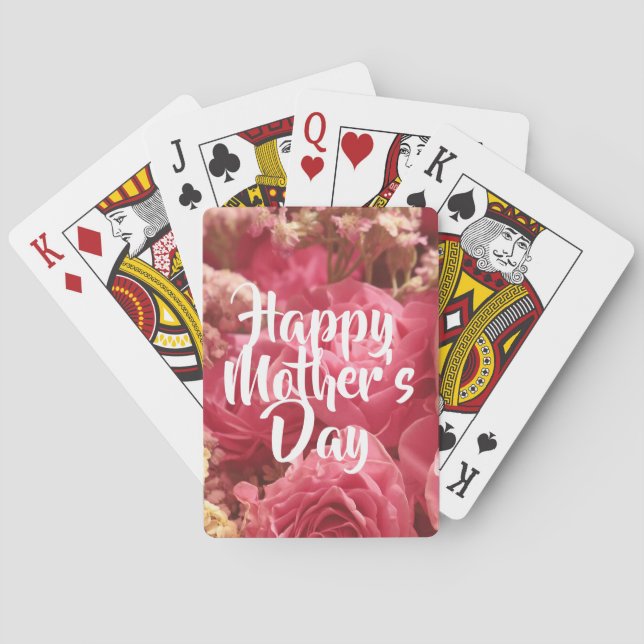 Lycklig Mor dag Heart Ro Casinokort (Baksidan)