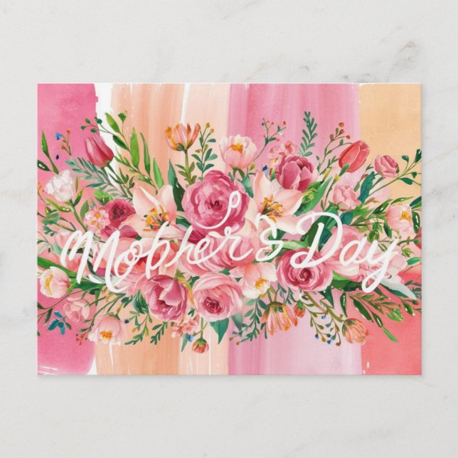 Lycklig Mor dag! Helg Vykort (Framsida)