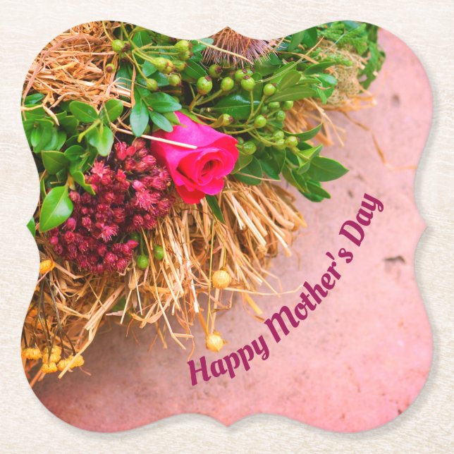 Lycklig Mor dag,Personlig Underlägg Papper (Framsida)