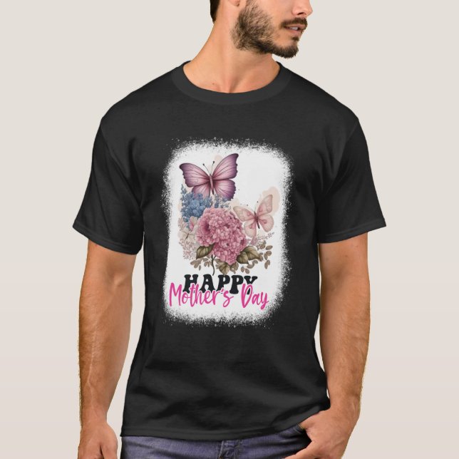 Lycklig Mor-dagen 2023 Mors dag Butterfly Mamma T Shirt (Framsida)