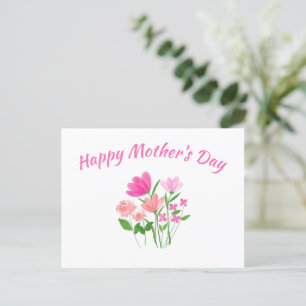 Lycklig Mor-dagen - Blommigt vykort Fullt i Kärlek