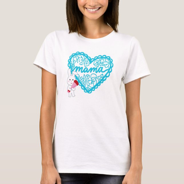 Lycklig Mor-dagen - firande av Kärlek T Shirt (Framsida)