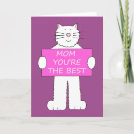 Lycklig-Mor-dagen för Mamma Cat Lover Kort