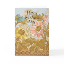 Lycklig Mor-dagskort 🌷 konstgjord blomsterutgåva