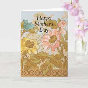 Lycklig Mor-dagskort 🌷 konstgjord blomsterutgåva Kort