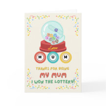 Lycklig Mor dagskort