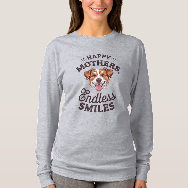 Lycklig Mor Endless Smiles - Lycklig Mors dag T Shirt (Framsida)