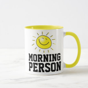 LYCKLIG MORNING PERSON COFFEE MUGG