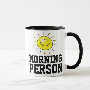 LYCKLIG MORNING PERSON COFFEE MUGG