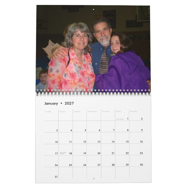 Lycklig mors dag! 2007-2008 kalender (Jan 2027)