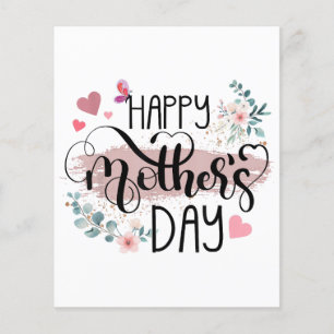 Lycklig Mors dag 2025 Cute Blommigt for Women Mamm