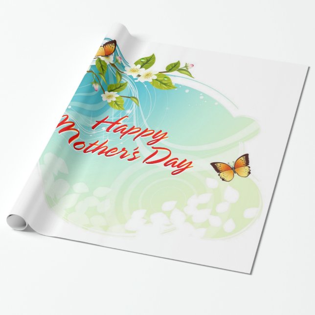 Lycklig Mors dag 22 Presentpapper (Utrullad)