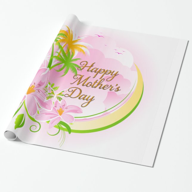 Lycklig Mors dag 34 Presentpapper (Utrullad)