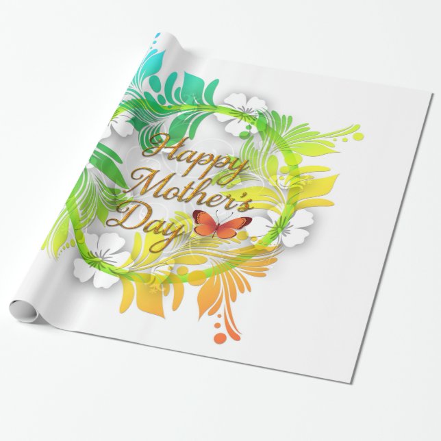 Lycklig Mors dag 52 Presentpapper (Utrullad)