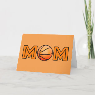 Lycklig Mors dag Basketball Mamma Kort