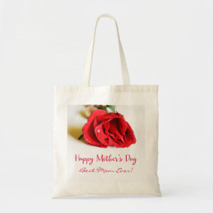 Lycklig Mors dag, bästa Mamma någonsin + ett Röd r Tygkasse