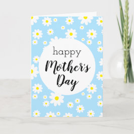Lycklig Mors dag Blue Daisy Kort