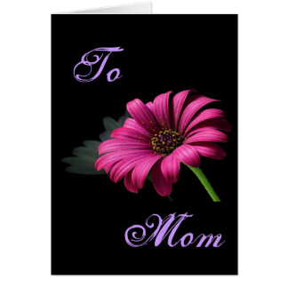Lycklig Mors dag Bright Rosa Daisy I Hälsningskort