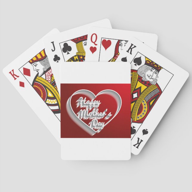 lycklig Mors dag Casinokort (Baksidan)