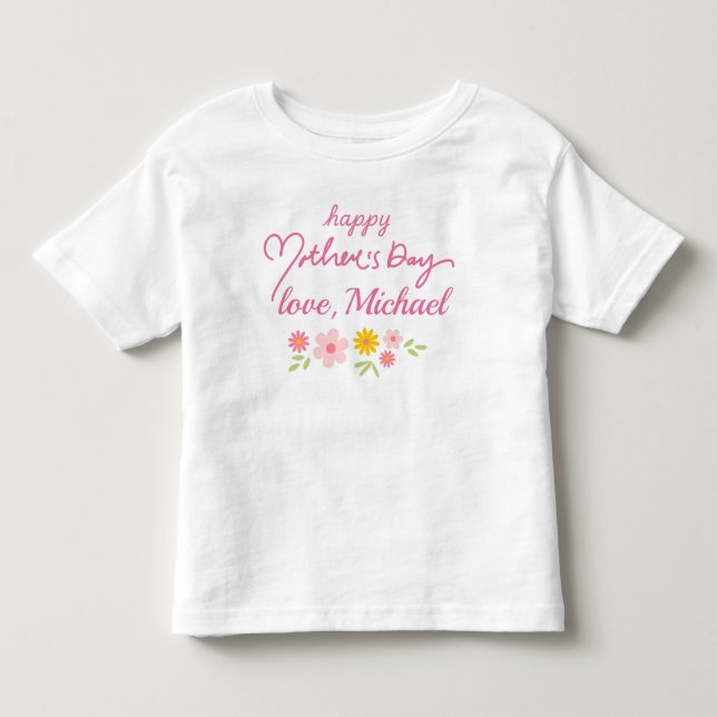 Lycklig Mors dag Celebrate Mamma T Shirt (Framsida)