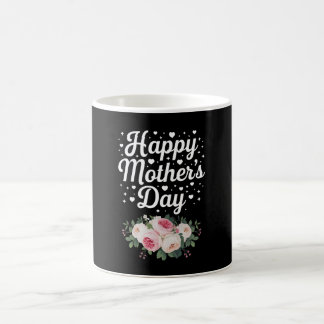 Lycklig Mors dag Cute Blommigt Mamma Grandma Wife Kaffemugg