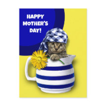 Lycklig Mors dag. Cute Kitten