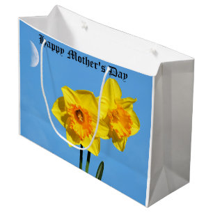 Lycklig Mors dag Daffodils Guld Medalblommor