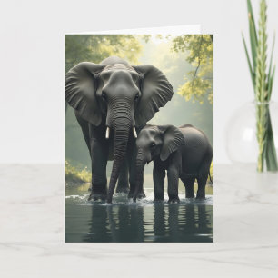 Lycklig Mors dag   Elephant Thavier Kort