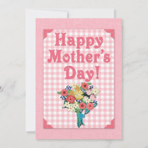 Lycklig Mors dag Felt Stil Bouquet