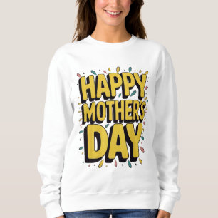 Lycklig Mors dag-fetstil T Shirt