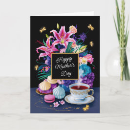 Lycklig Mors dag Flowers & Sweets Anpassade Kort