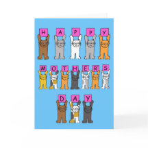 Lycklig Mors dag för Cat Lover..