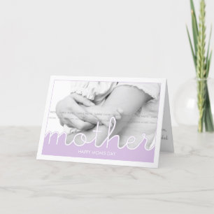 Lycklig Mors dag fotodagen i Mammor i Önskemål Kort