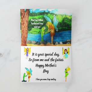 LYCKLIG MORS DAG FRÅN ÄLVOR-KORTET KORT