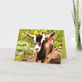 Lycklig mors dag från din favorit- unge (geten) kort
