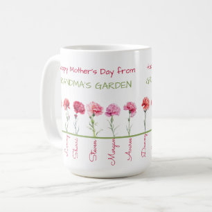 Lycklig Mors dag från GRANDMA S GARDEN Kaffemugg