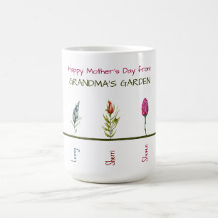 Lycklig Mors dag från GRANDMA S GARDEN Kaffemugg