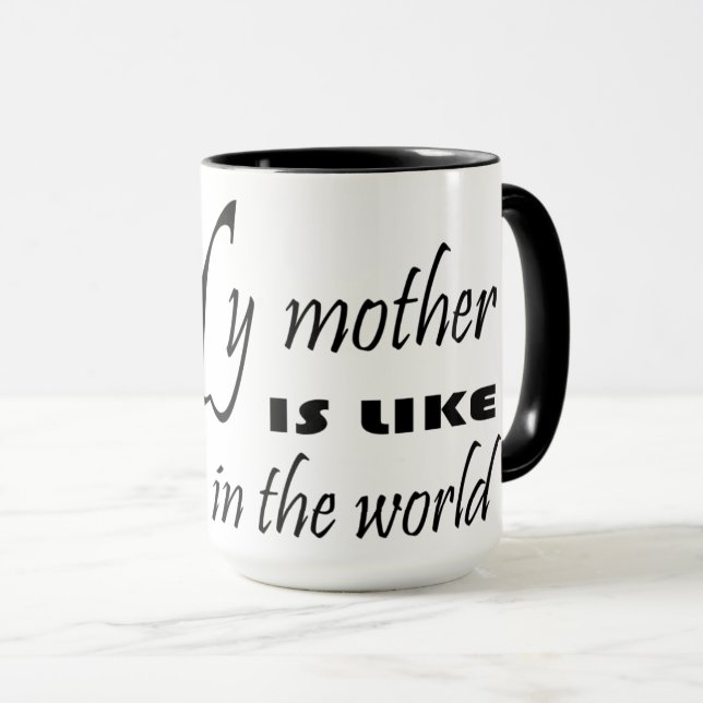 Lycklig Mors dag Gift Mugg (Framsida höger)