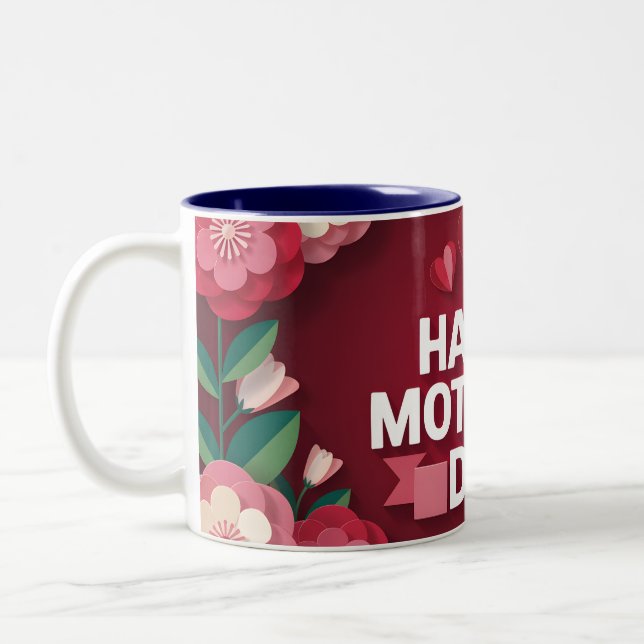 Lycklig Mors dag Gift Mugg Design (Vänster)