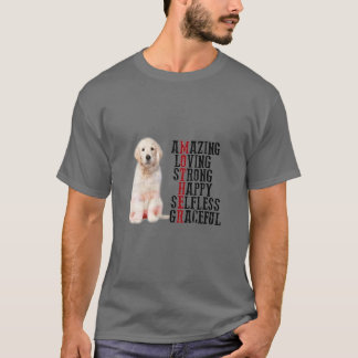 Lycklig Mors dag Golden Retriever Hund Mamma Hund  T Shirt