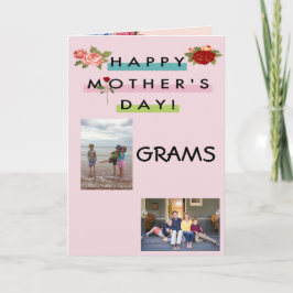 Lycklig Mors dag Grams! Kort