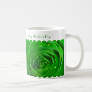 Lycklig Mors dag Grönt Ro Center Kaffemugg
