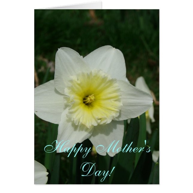 Lycklig Mors dag! Hälsningskort (Framsidan)