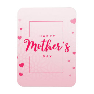 Lycklig Mors dag (Hearts) Magnet