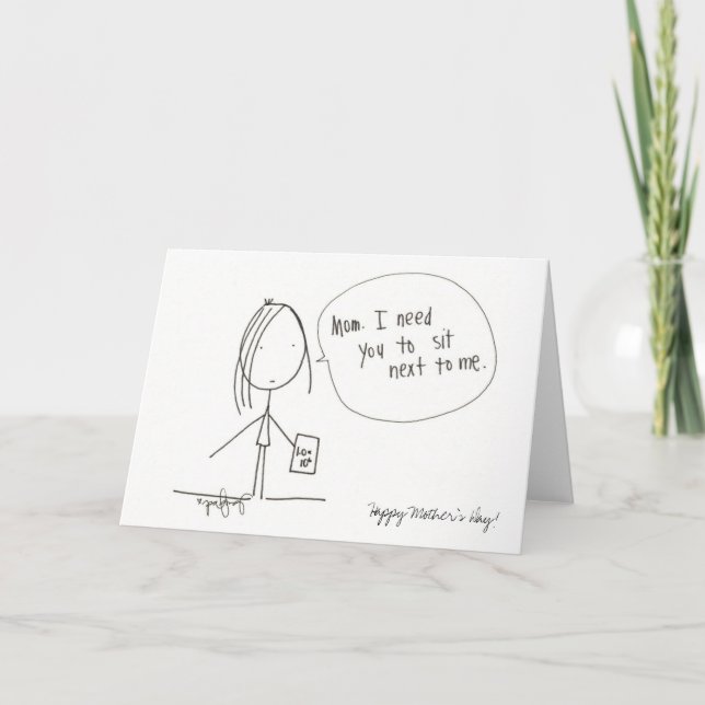 Lycklig mors dag helgkort (Framsida)