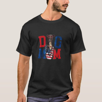 Lycklig Mors dag Hund Mamma Hund Mor T Shirt