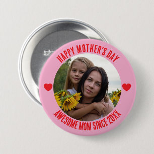 Lycklig mors dag I kärlek er mamma Knapp