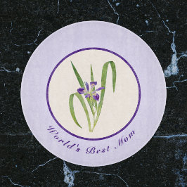Lycklig Mors dag Irises World's Best Mamma