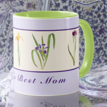 Lycklig Mors dag Irises World's Best Mamma