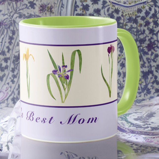 Lycklig Mors dag Irises World's Best Mamma Mugg (Skapare uppladdad)